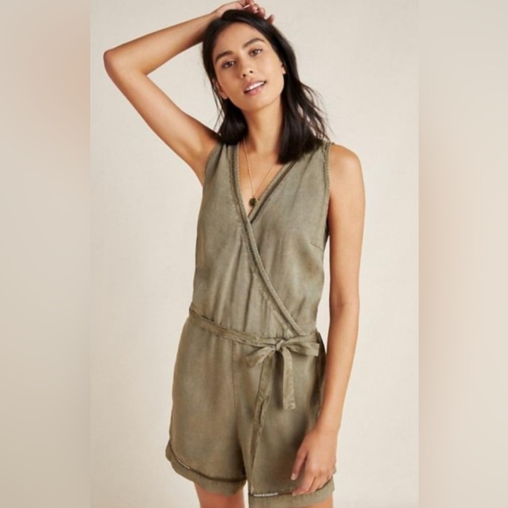 Anthropologie Cloth & Stone Khaki jumpsuit